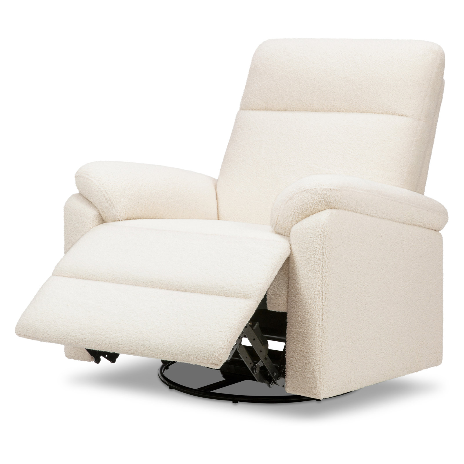 Suzy Recliner And Swivel Glider, Cozy Cream Boucle
