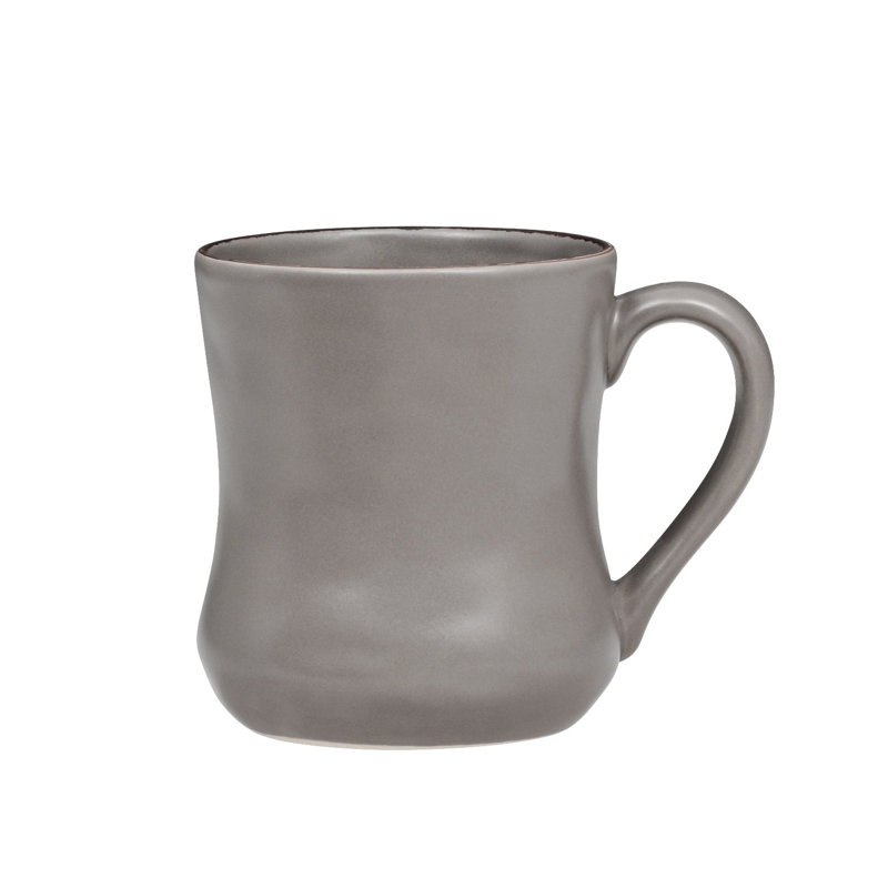 Cantaria Mug - Almost Yellow, Charcoal