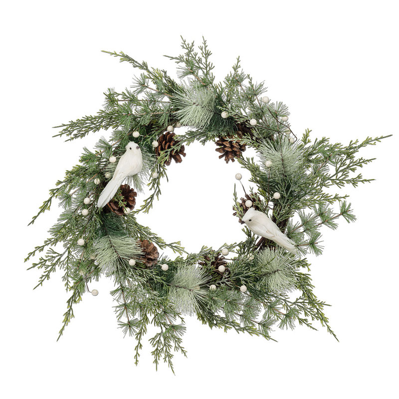Faux Pinecone Pinecones 20'' Wreath