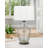 Crotone 31 in. Gunmetal and Mercury Glass Table Lamp