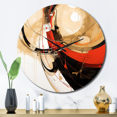 Horloge murale en métal Conversations Of The Earth
