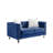 60'' Upholstered Loveseat, Velvet Sofa Couch with 2 Throw Pillows-112444038