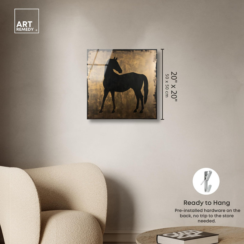«Mythic Mane I Farmhouse Art» par Art Remedy, H 20 po x l 20 po