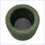 Repose-pieds rond avec rangement, vert sauge Boucle 20 x 20 x 18,5 | Vert sauge | Tissu en polyester