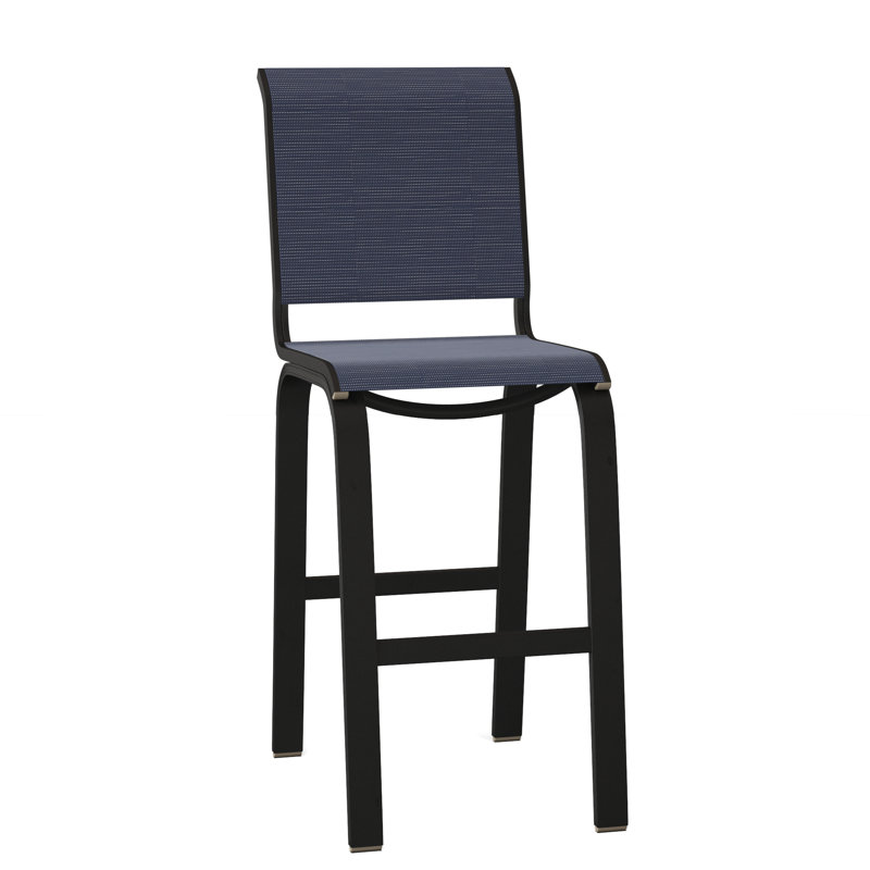 Tabouret de bar 29,5 po Holna, Noir texturé, Mavi