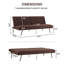 Canapé-lit futon de 68 po avec pieds en métal Blathnat-527529635