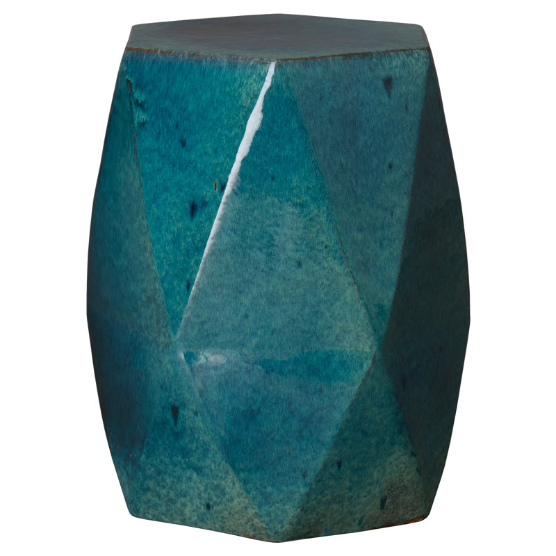Ibtihal Garden Stool, Teal