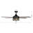 Houck 52'' 4-Blade Crystal Indoor Ceiling Fan with Remote Control and Light Kit Included