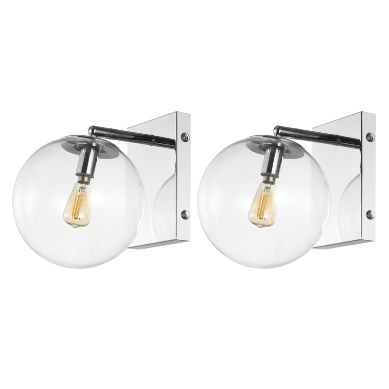Ackworth Armed Sconce, Chrome