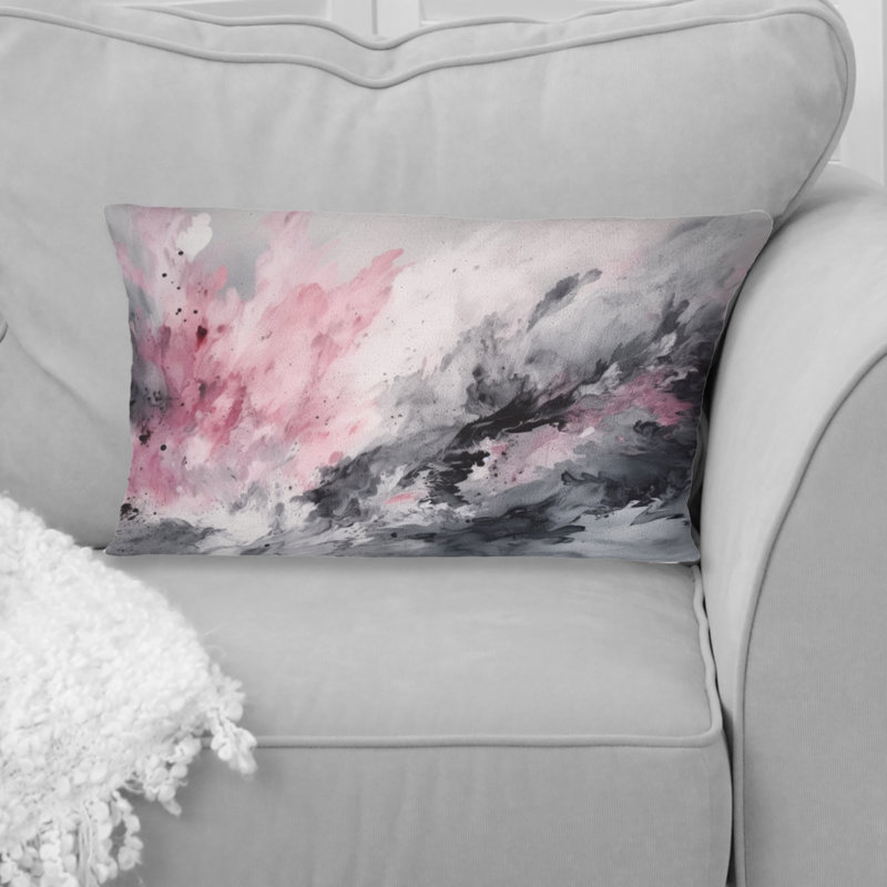 Coussin Evolving In Pink Grey
