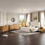 Ensemble de chambre à coucher 5 pièces avec commode et table de chevet ultrabrillantes-244279380