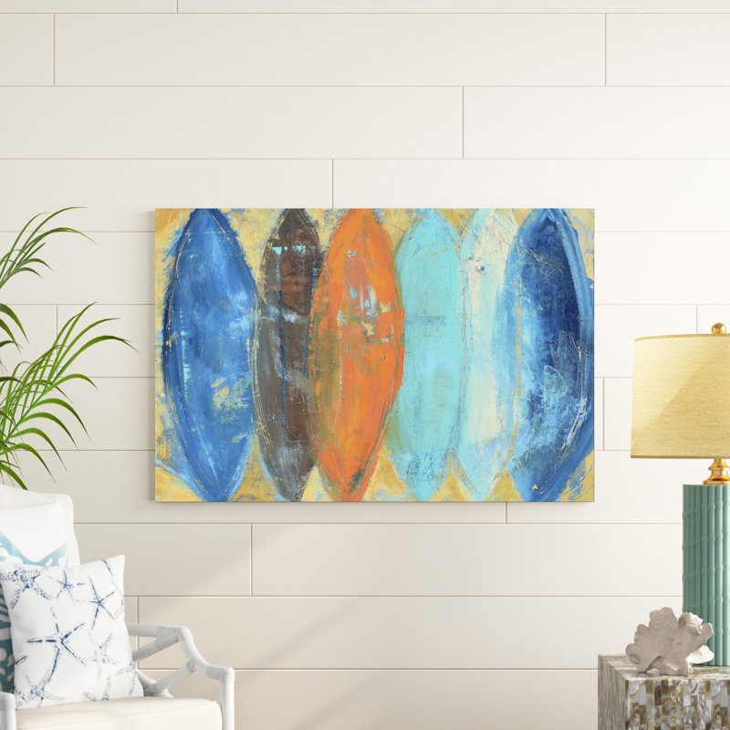 «Summer» par Erin Ashley - peinture sur toile tendue, H 32 po x l 48 po x P 1,25 po