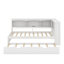 Lit de jour simple avec lit gigogne, armoires et port USB-601462148