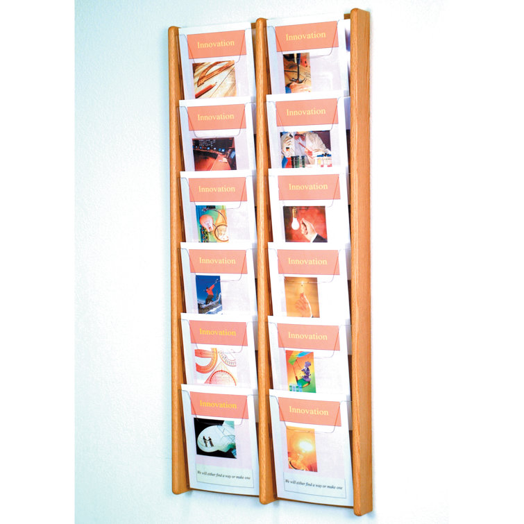 Wooden Mallet 48'' H Magazine Rack