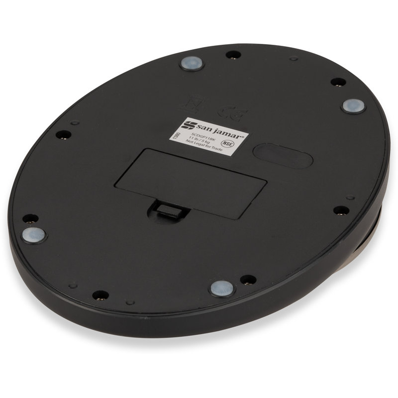 San Jamar Silver Food Scale