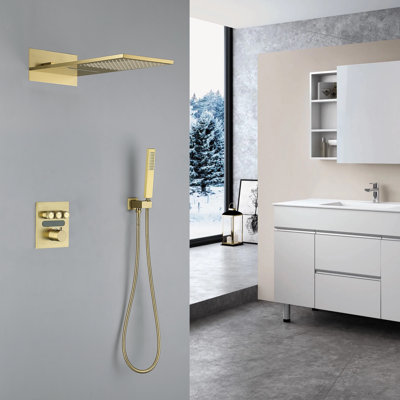 Complete Shower System with Rough in-Valve