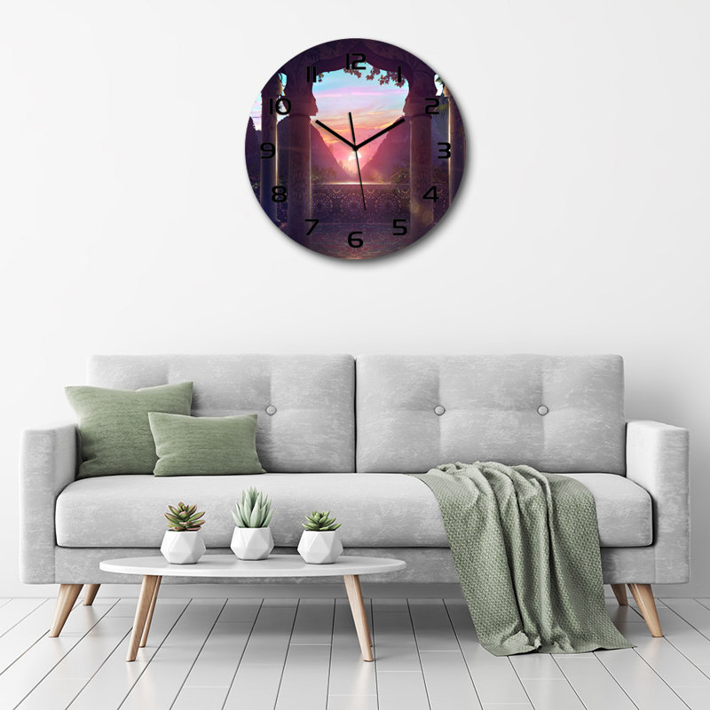 Jnaya Glass Wall Clock