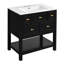 Meuble-lavabo simple 30 po avec comptoir en céramique-279581588