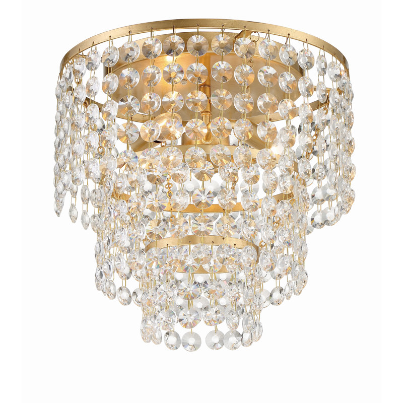 Mardis Flush Mount, Gold