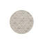 Tapis tissé crème lavable circulaire-1102491568