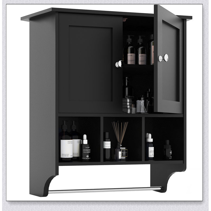 Bathroom Cabinet, Black