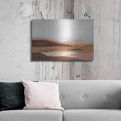  «Laurel Lowland 1» par Haley Knighten, art mural en métal, 36 po x 24 po
