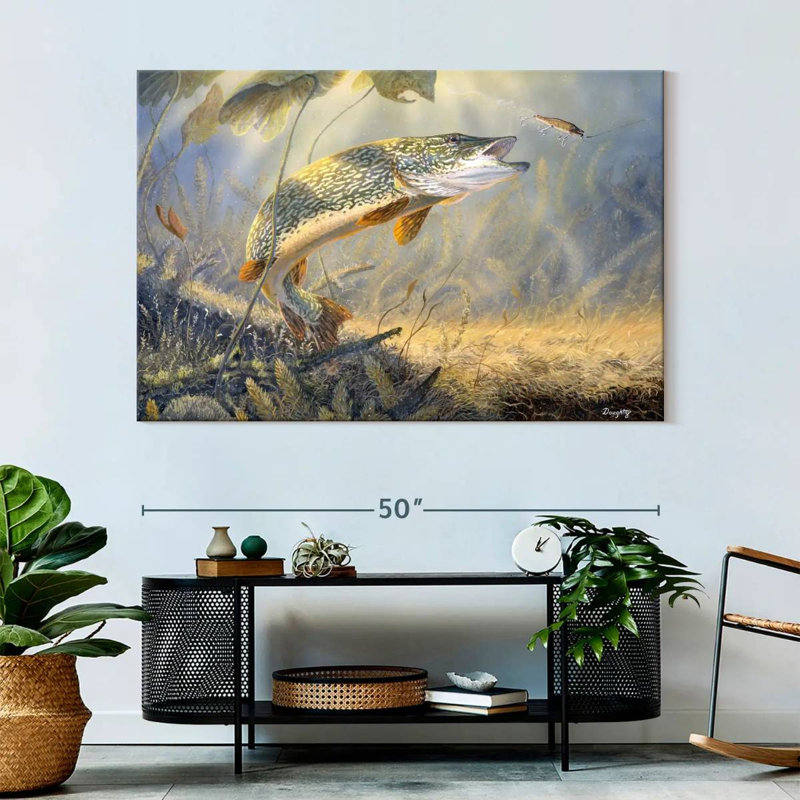 Brampt Calm Waters Fishing, 34" H x 51" W