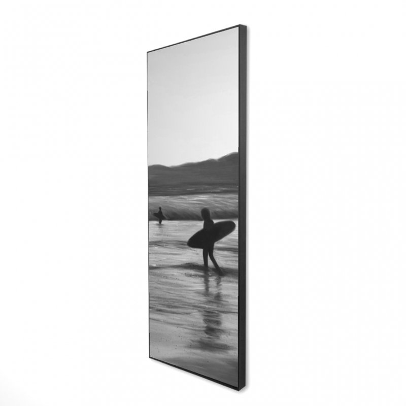 «Surfers» sur, H 48 po x l 16 po