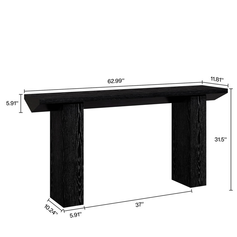 Console de ferme, table étroite pour entrée et couloir