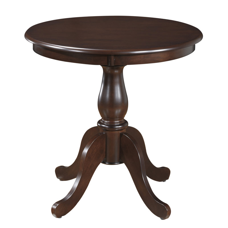 Table de salle à manger 30 po, H 30 po x L 30 po x l 30 po, Bois espresso