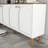Modern Wall-Mounted Console Table, White, 70.9 x 33.1 x 13.8 Inches | 100% Melamine Coated Particle Board, Thickness: 0.7 Inches | Multiple Shelves, Ideal for Small Spaces & Stylish Storage Solutions-588475851