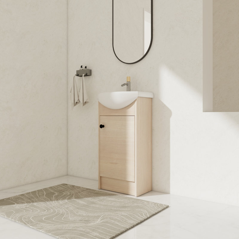 Meuble-lavabo simple avec plateau 18,13 po Lithea