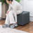 17.7 Inches Square Upholstered Tufted Storage Ottoman