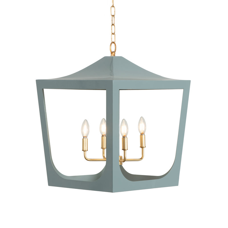 Wimble 4 - Light Chandelier, Blue