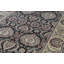 Tapis oriental en laine noué à la main noir / or Manchuria