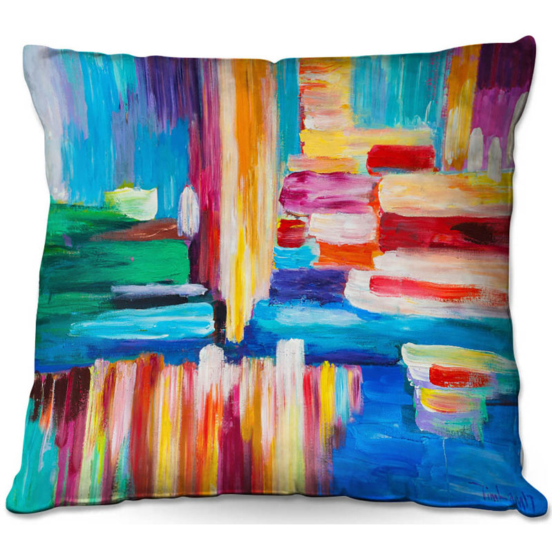  Coussin décoratif Couch Color Stripes, 18 po x 18 po
