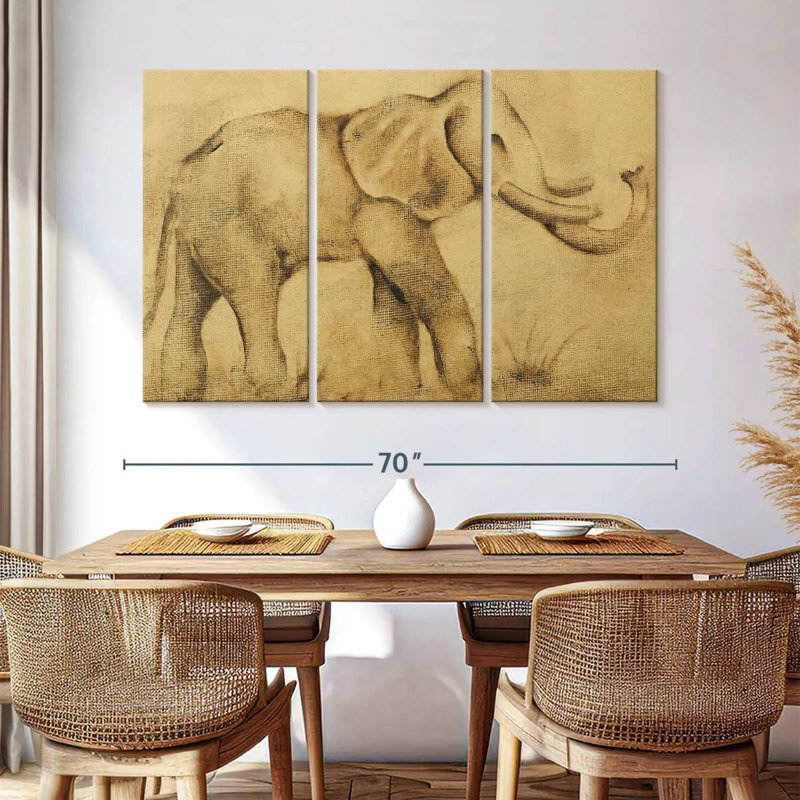 Brampt  Global Elephant Light, 42" H x 65" W