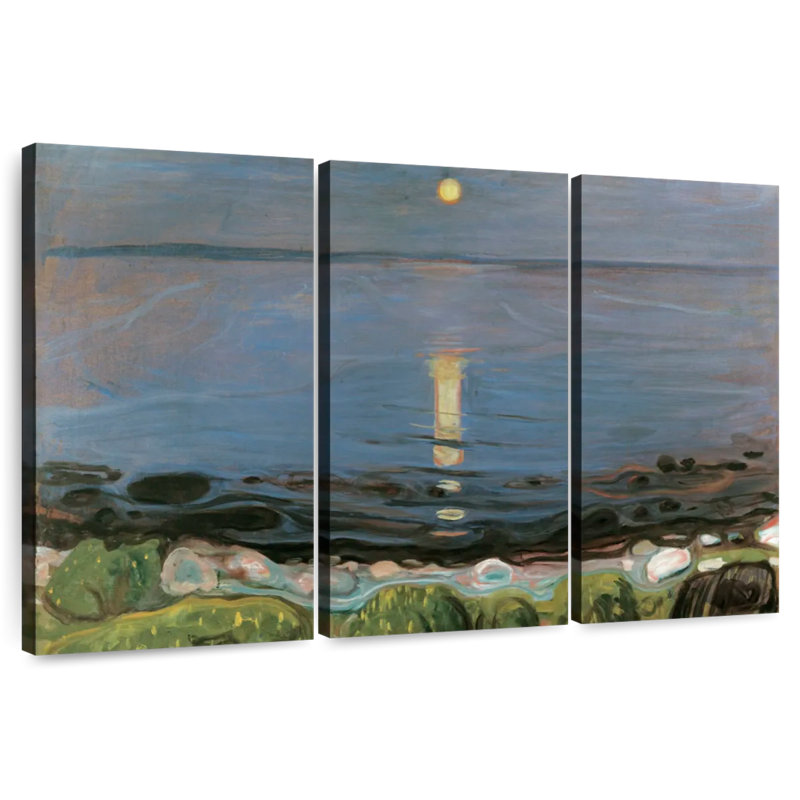 Avery Summer Night By The Beach, H 28 po x l 45 po