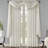 Harper Grey Solid Crushed 42x95" Curtain Panel Pair-1886352987-1886352991