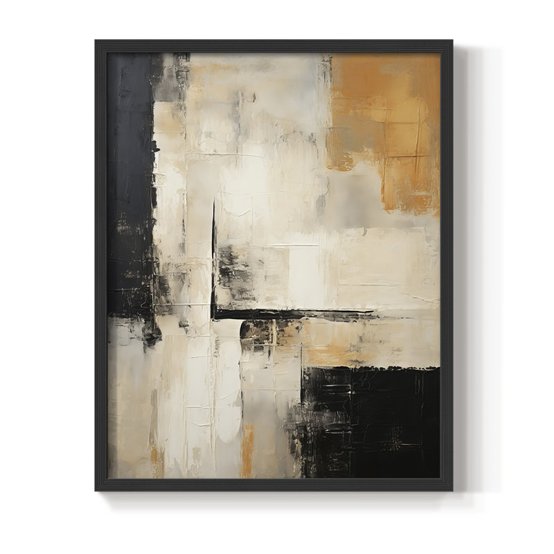 ABSTRACT Series CCCCLX - Reproduction encadrée de qualité supérieure - prête à être accrochée - aucun clou requis