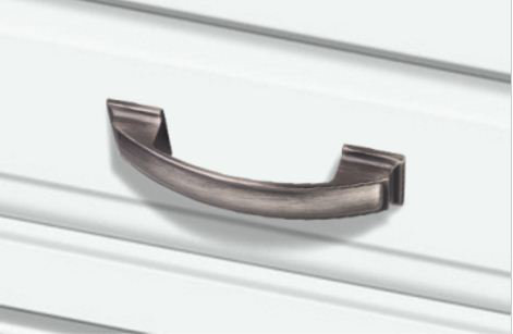 Annadale Bar Pull, Brushed Pewter, 3 3/4"