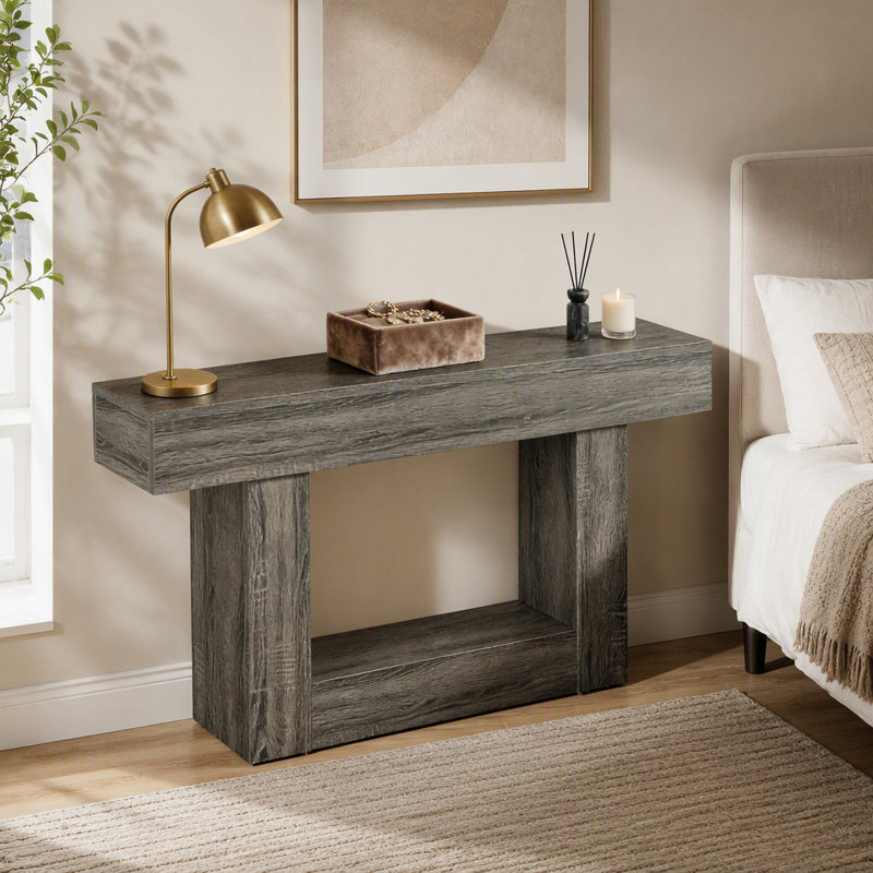 Table de canapé à deux niveaux, Dark Grey, Dark Grey, Dark Grey