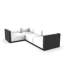 Gatsby 114" Wide Outdoor Reversible Patio Sectional with Cushions-2021869912-2021869914-2021869909