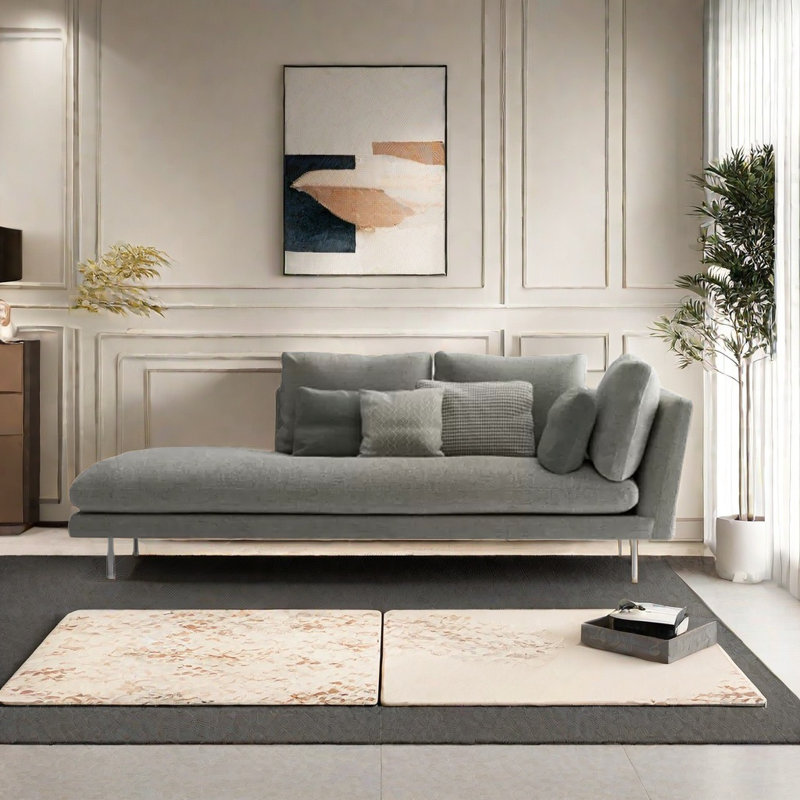 Chaise longue confortable en mousse haute densité