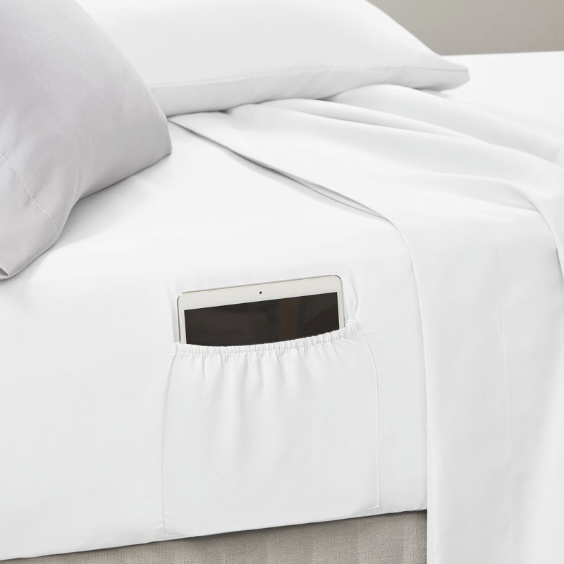 Édredon et drap pour très grand lit, motif floral jaune-gris moderne, rembourrage, poche latérale avec draps, très grand, décoration feuille grise, microfibre douce, propriétés microbiennes