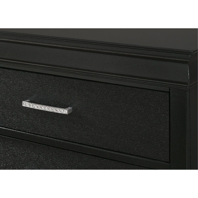 Amalia - Nightstand, Black