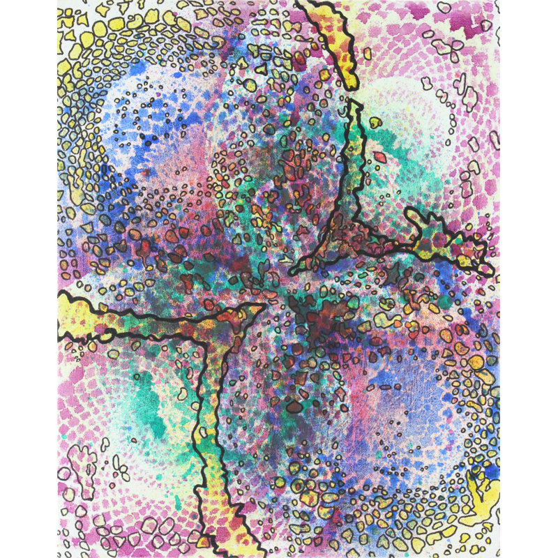 Stain 17 Print by Katie Schutte, 32" H x 24" W