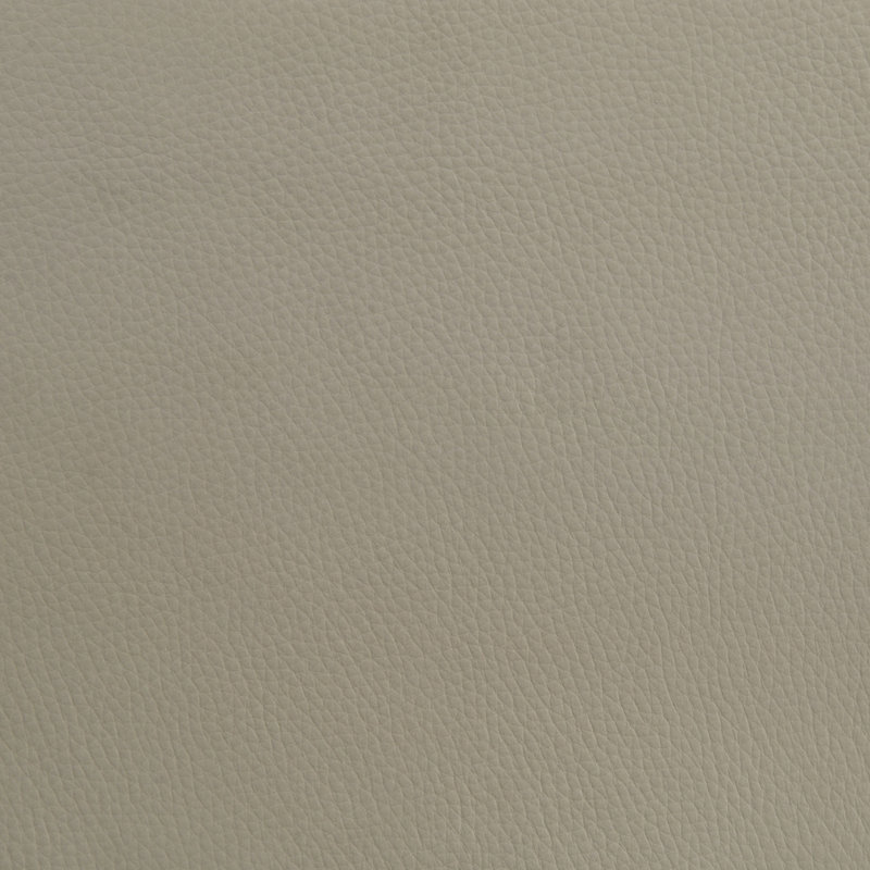 Grand lit plateforme Seymour en cuir véritable brun clair, Brun clair, Grand