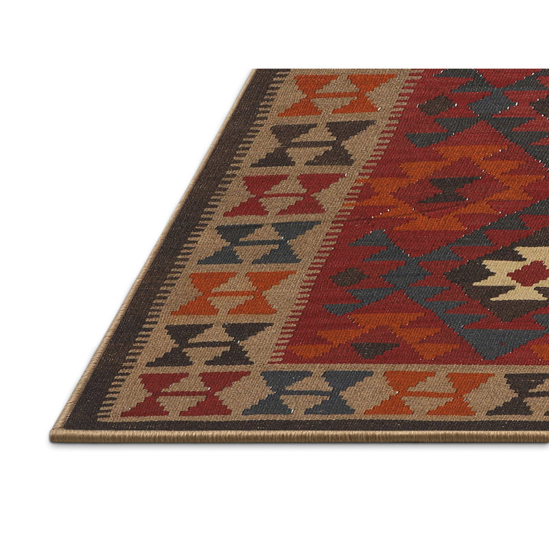 Tapis beige/brun/gris contemporain, Rectangle 2 pi x 5 pi