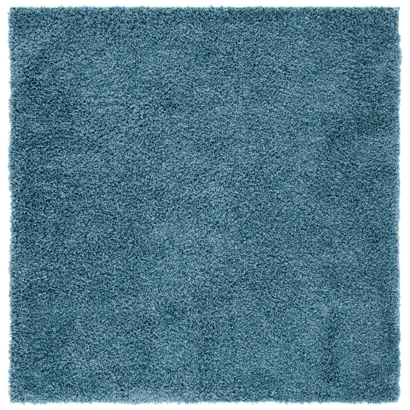 Siragan Shag 500 Performance Solid Color Rug, Square 5'3"